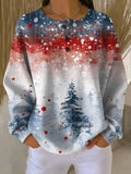 Mcnealy Fashion NY | Christmas Sweater with Soft Pine Tree Pattern