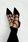 Deborah | Strappy Pointed Flats