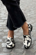 Isla | Cow-Prin Loafers