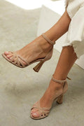 Heather | Strappy Mid-Heel Sandals