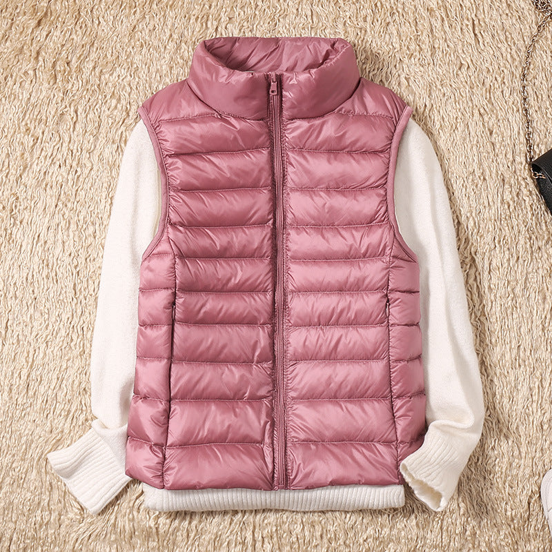 Vicki® | New Winter Vest with White Duck Feathers
