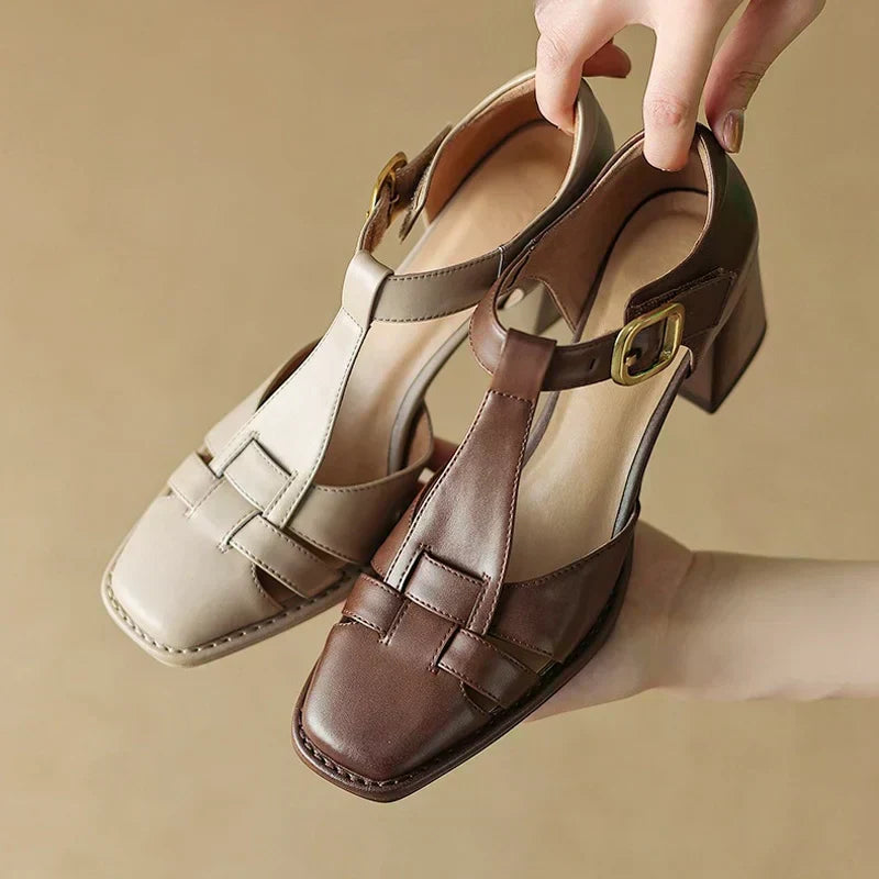 Anna | Square-Toe Summer Sandals