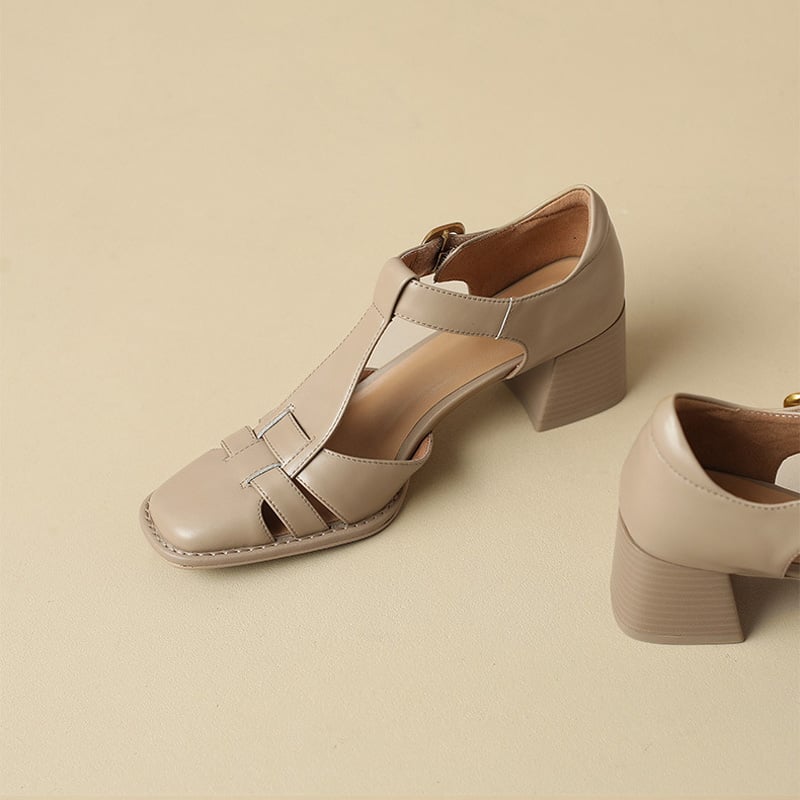Anna | Square-Toe Summer Sandals