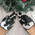 Gwendolyn | Cow Print Loafers With Tasse