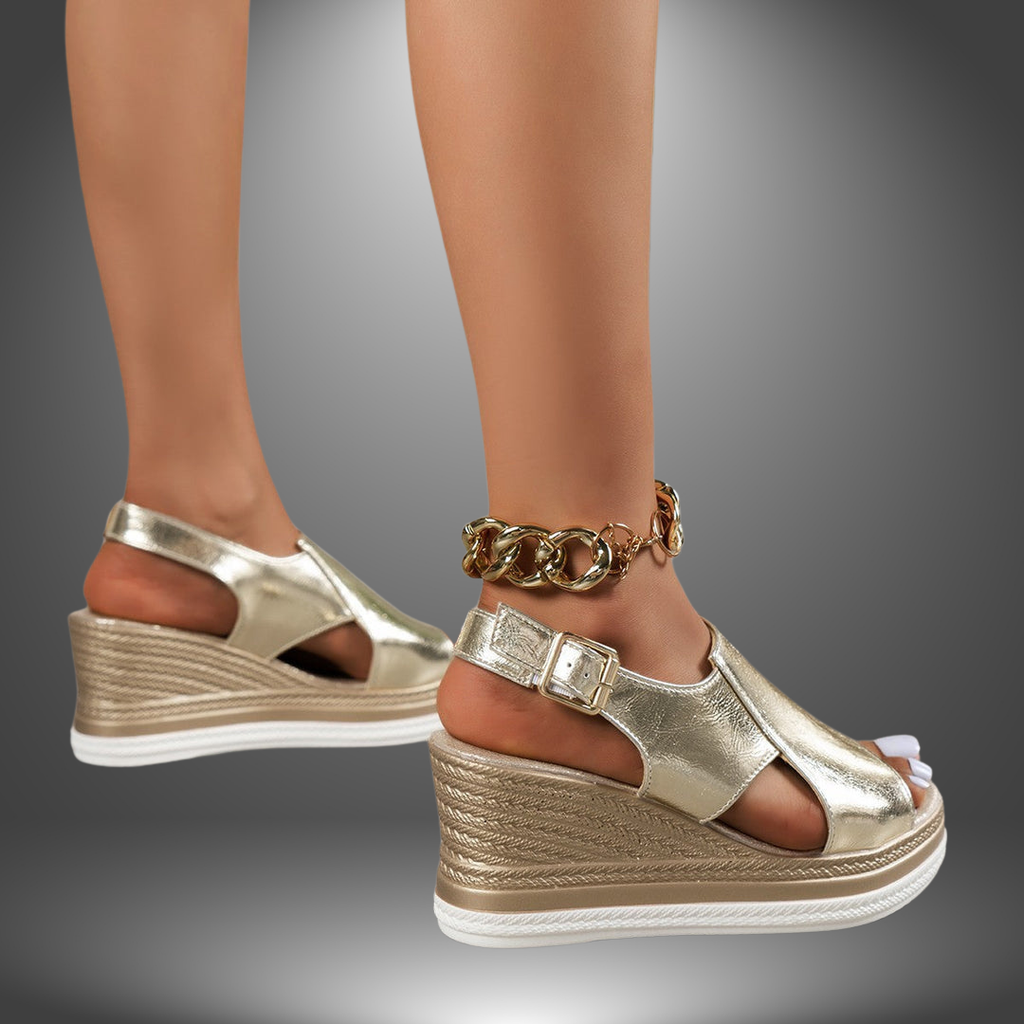 Bonnie | Platform Wedge Sandals