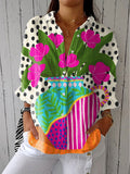 Mcnealy Fashion NY | Blooming Vase Blouse