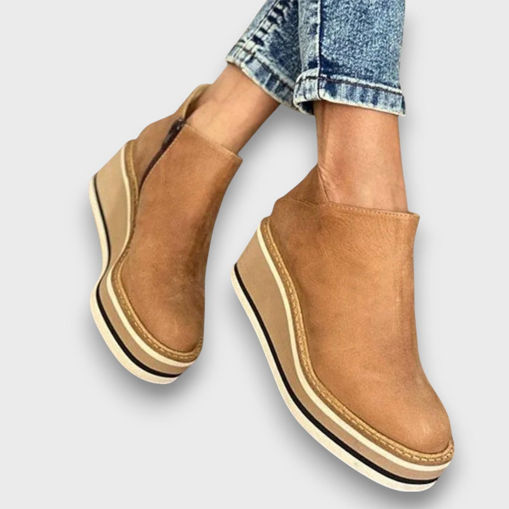 Alvaya – Everyday Stylish Wedge Ankle Boots