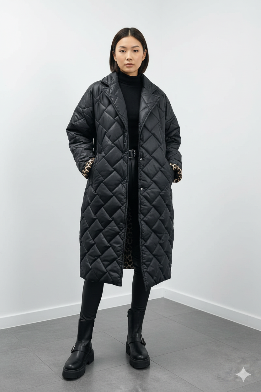 Mcnealy Fashion NY | Stylish Mid-Length Leopard Jacket