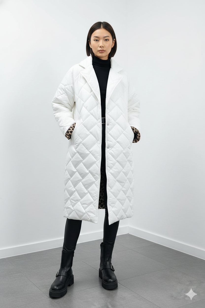 Mcnealy Fashion NY | Stylish Mid-Length Leopard Jacket