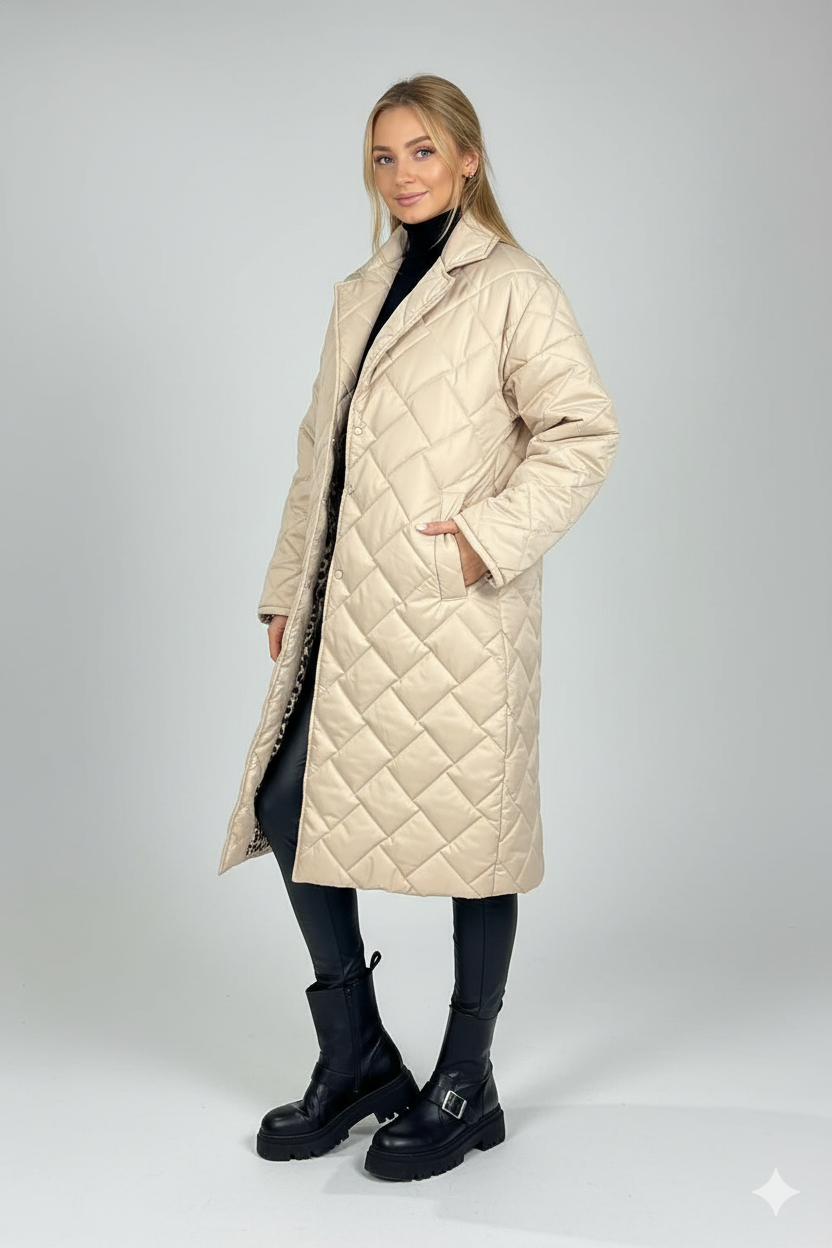 Mcnealy Fashion NY | Stylish Mid-Length Leopard Jacket