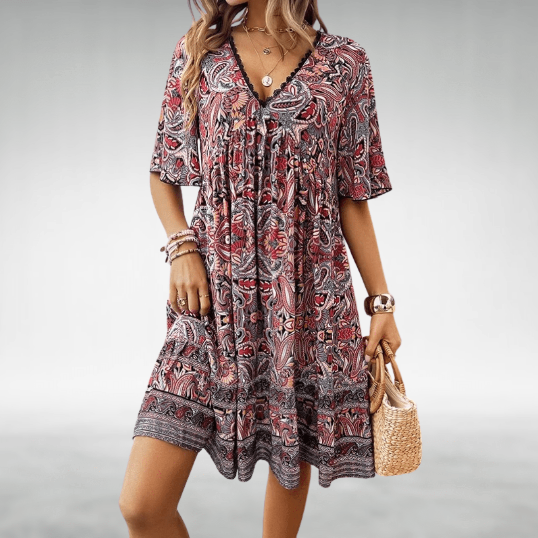 Mcnealy Fashion NY | Bennett Boho Swing Dress