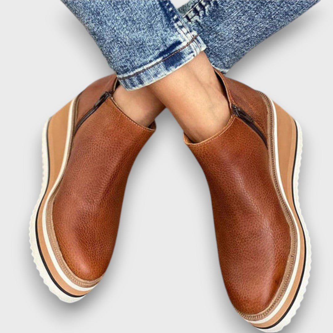 Alvaya – Everyday Stylish Wedge Ankle Boots