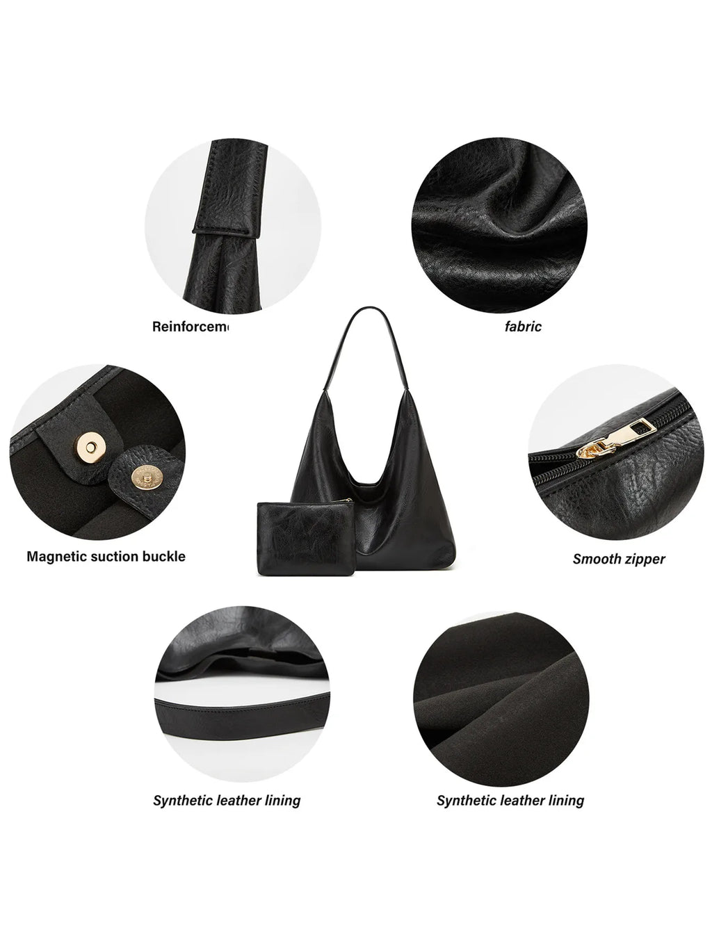 Bernadette | 2-Piece Tote Bag Set + Free Wallet