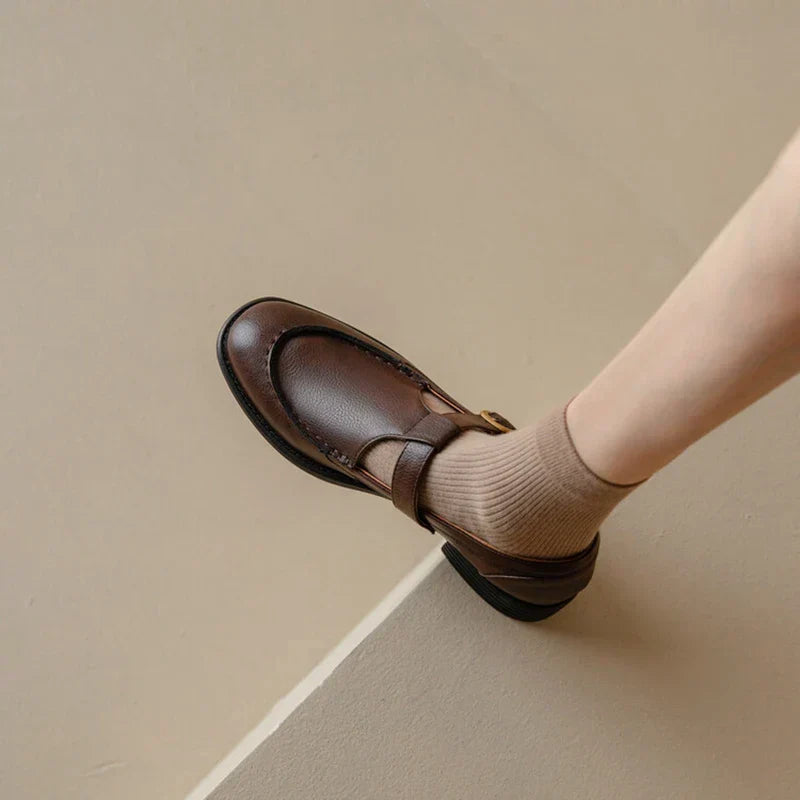 Brenda | Vintage-Style Leather Footwear