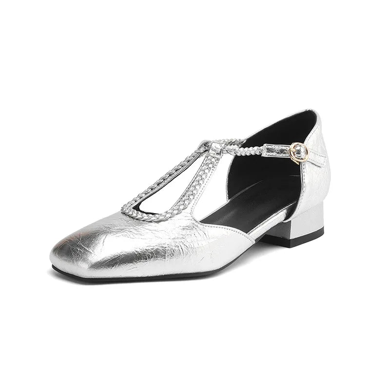 Dorothy | Vintage-Inspired Leather Ballerina Flats