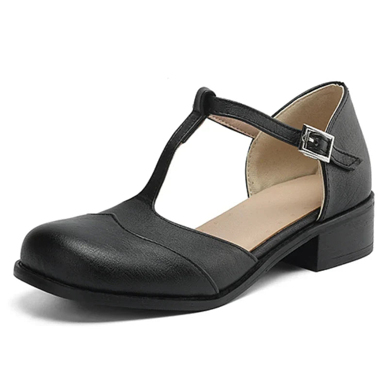 Alice | Textured Leather Footwear