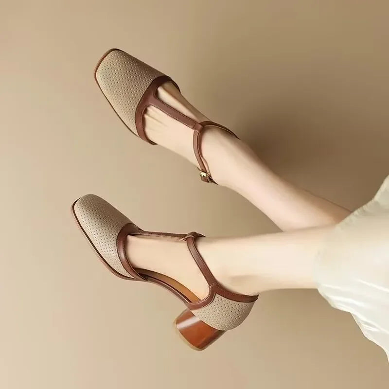 Angela | Classic Mid-Heel Footwear