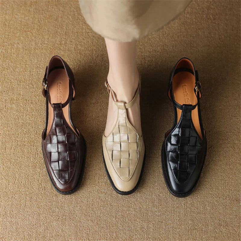 Kimberly | Retro-Inspired Strap Heels