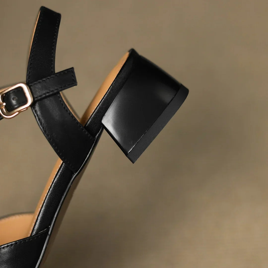 Carolyn | Woven Leather Ballet Flats