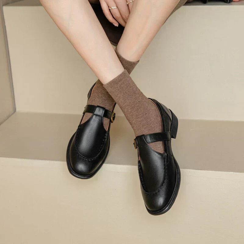 Brenda | Vintage-Style Leather Footwear