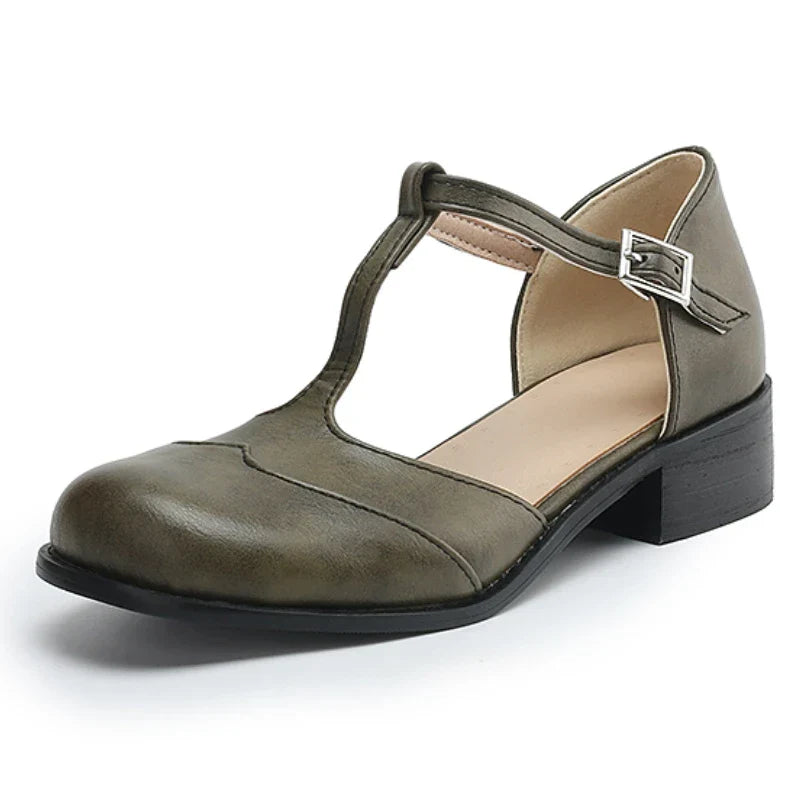 Alice | Textured Leather Footwear