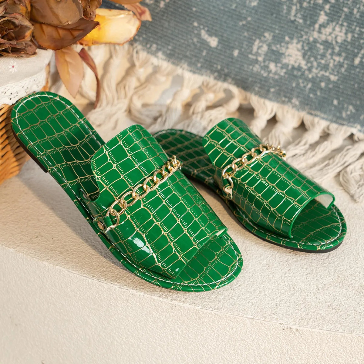 Mcnealy Fashion NY | Luxe Wedge Beach Flip-Flops™