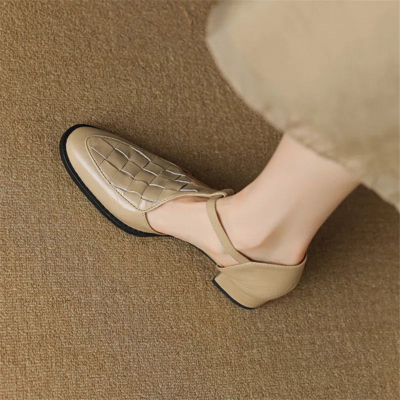 Kimberly | Retro-Inspired Strap Heels