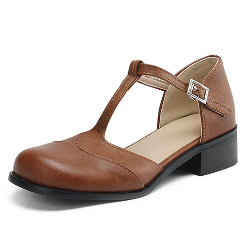 Alice | Textured Leather Footwear