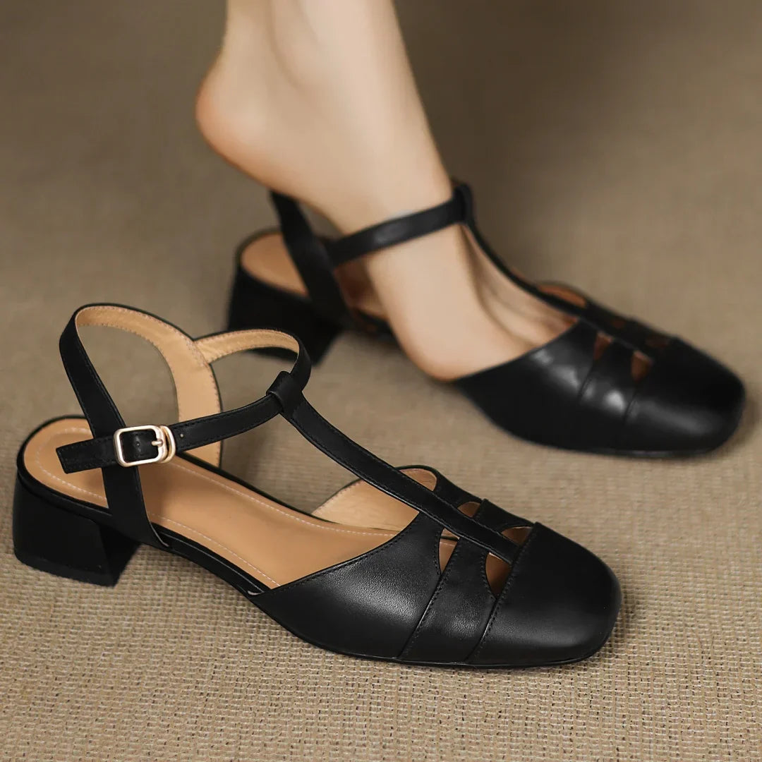 Carolyn | Woven Leather Ballet Flats