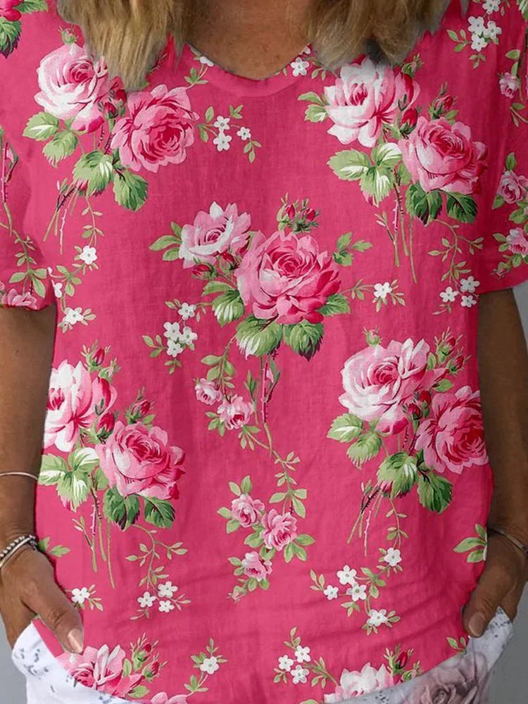 Mcnealy Fashion NY | Artistic Floral Shirt